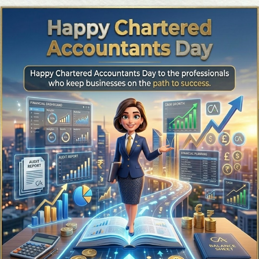 Happy Chartered Accountants Day to the professionals who keep businesses on the path to success.